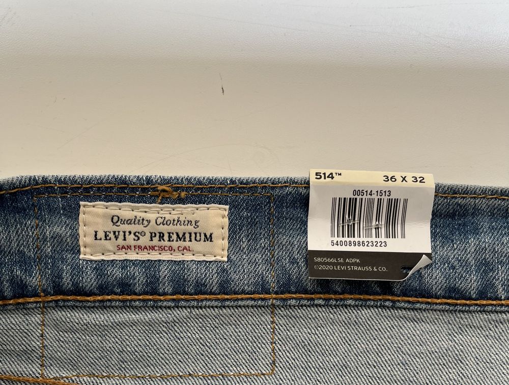 Джинси чоловічі Levi’s 514 Straight Lot 514 W36/L32