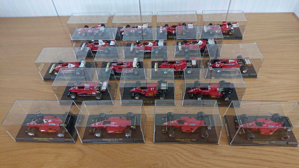 Ferrari Formula 1 (escala 1/43) - 1980 a 1997