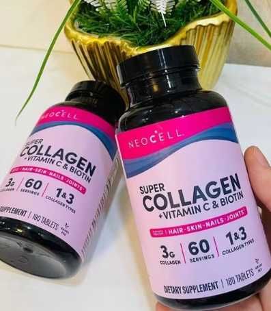 NeoCell, пептиди колагену з вітаміном C та біотином