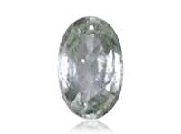 Szafir 0.37ct Zielony Owal