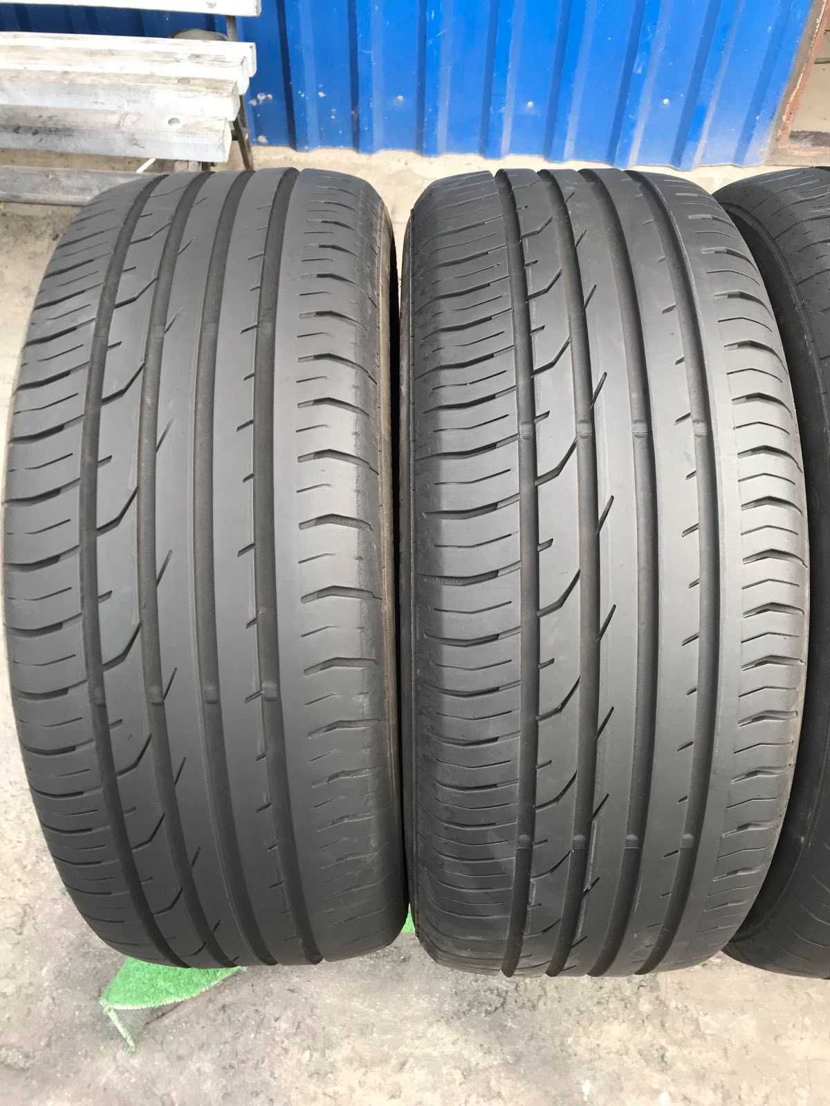 Шини Continental 215/55r16 комплект літо б/у склад Оригінал