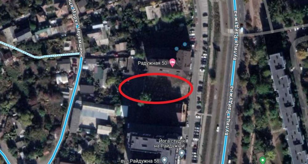 Без% Фасад ділянка 10 соток ел бізнес ЖК готель Райдужна 52 оз.Радунка