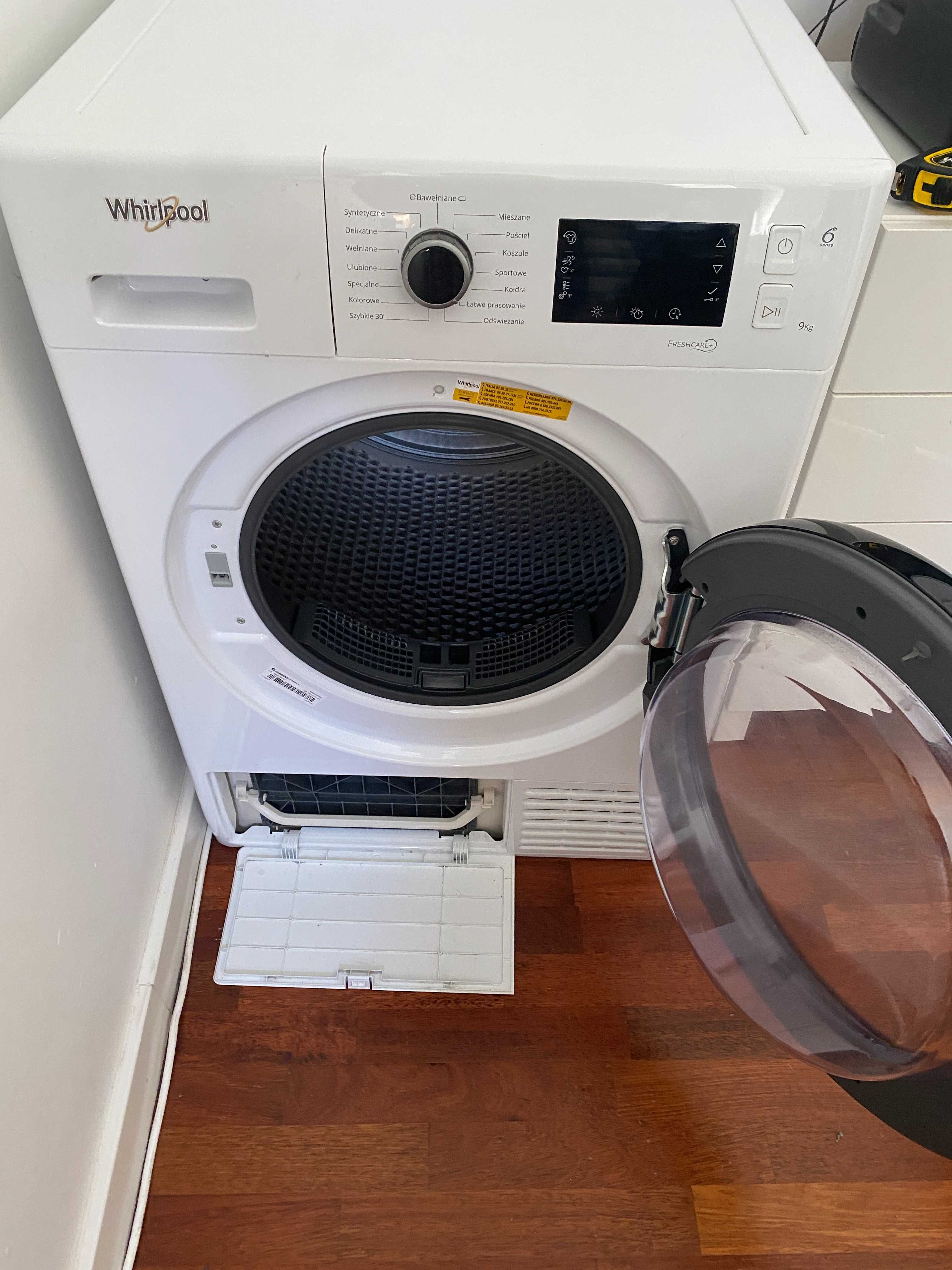 Suszarka Whirlpool EFTD9X3BPL 9kg A+++ + łącznik pralki z suszarką