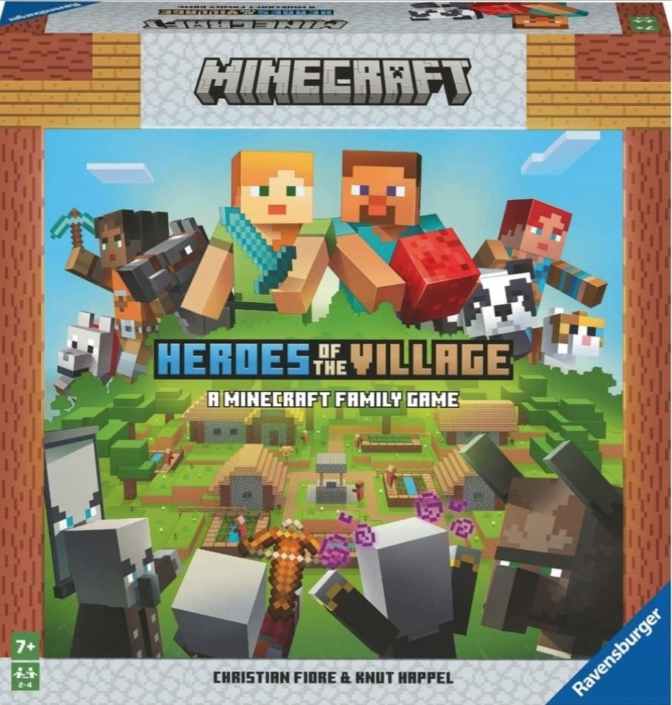 Minecraft gra Heroes of the Village Ravensburger