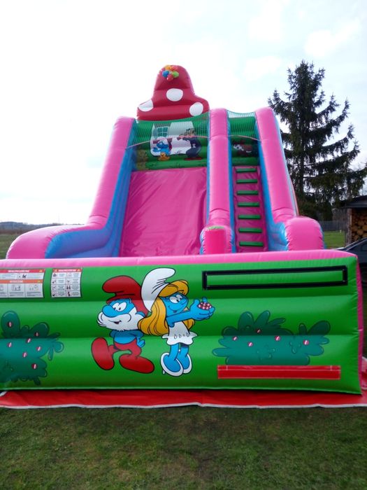 Zjeżdżalnia dmuchana dmuchaniec wipeout plac zabaw