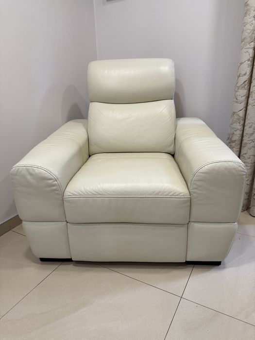 skórzane Kanapa rozkładana sofa Etap Sofa + fotel