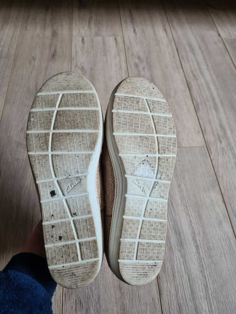Сліпони замшеві туфлі clarks 38р. 24.5см слипоны замшевые туфли
