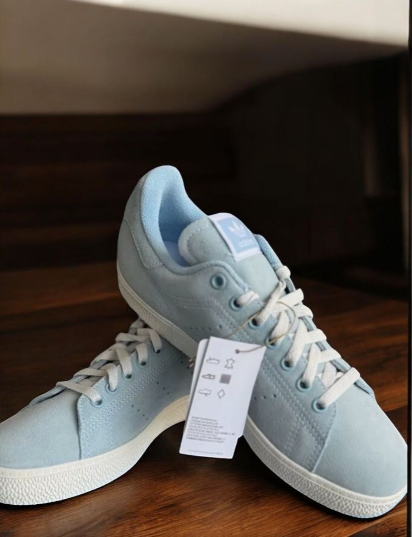 Женские замшевые кроссовки Аdidas Originals Stan(Оригинал)38-24,5см