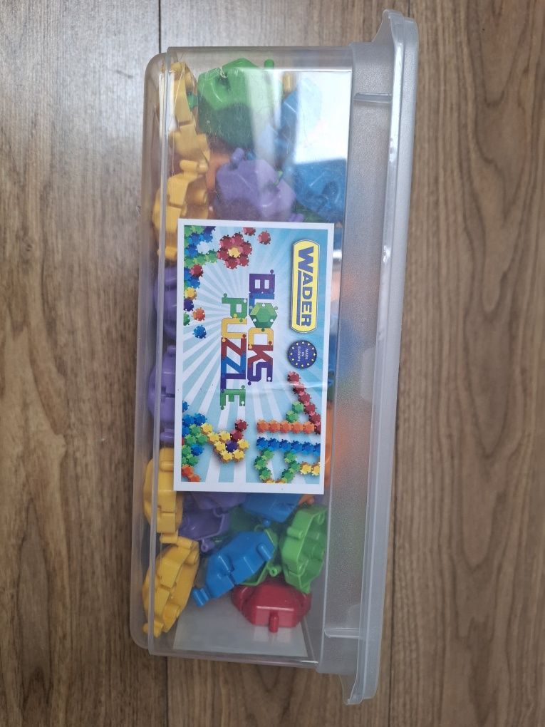 Klocki wader blocks puzzle 101 el.