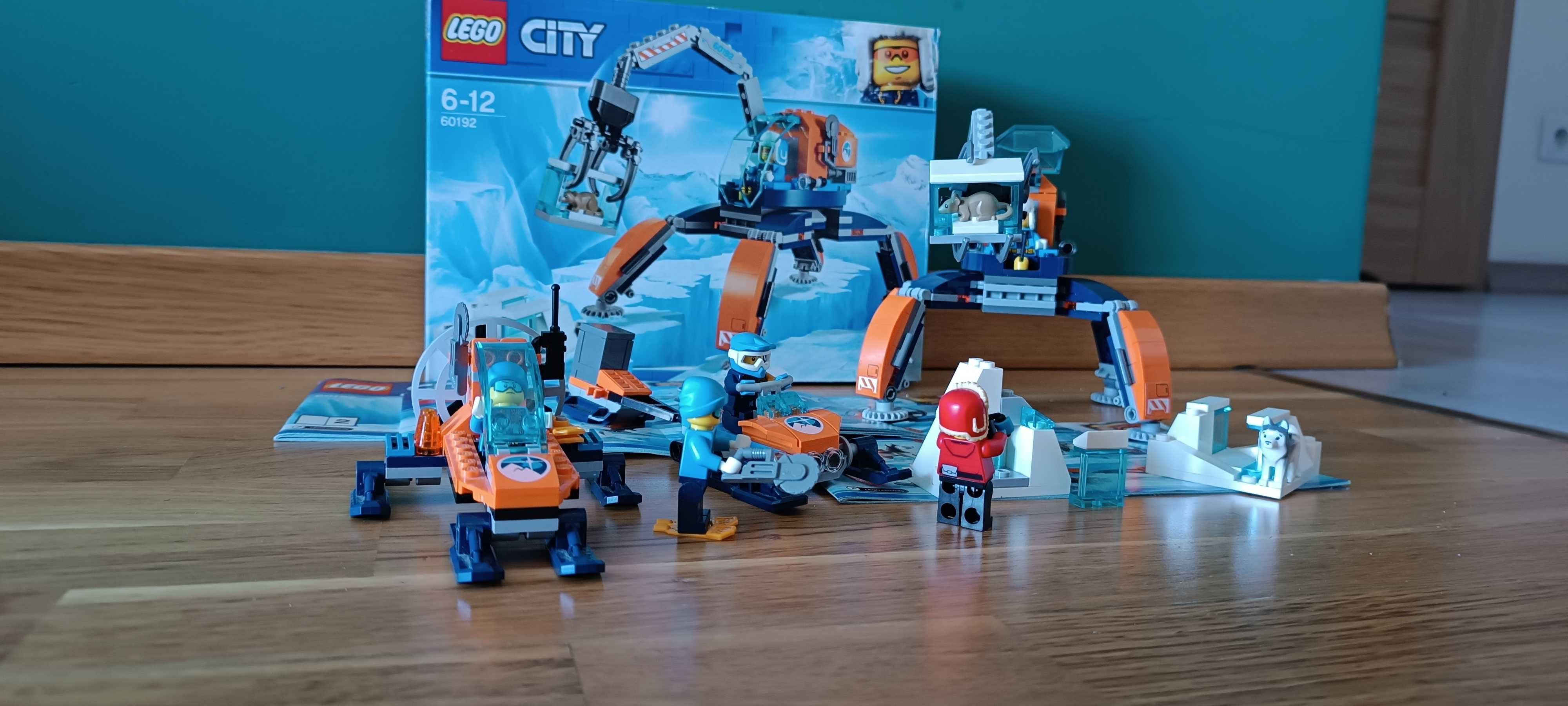 LEGO CITY 60190, 60191, 60192 arktyczny łazik lodowy