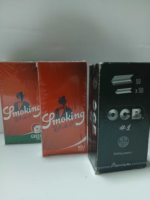 Pack 3 caixas de mortalhas Smoking & OCB