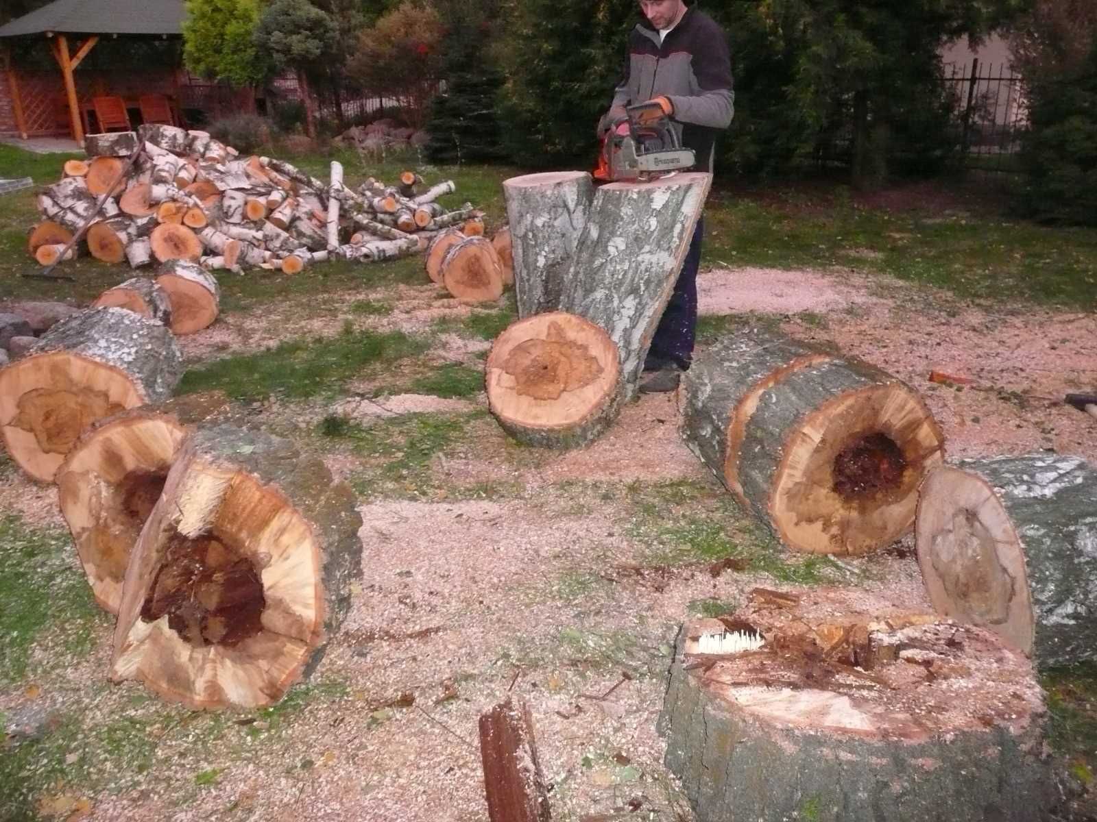① Wycinka drzew Wycinka drzewa Wycinanie drzew Karczowanie Rębak