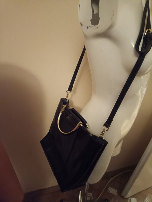 Torebka skórzana prawdziwa miękka skóra .