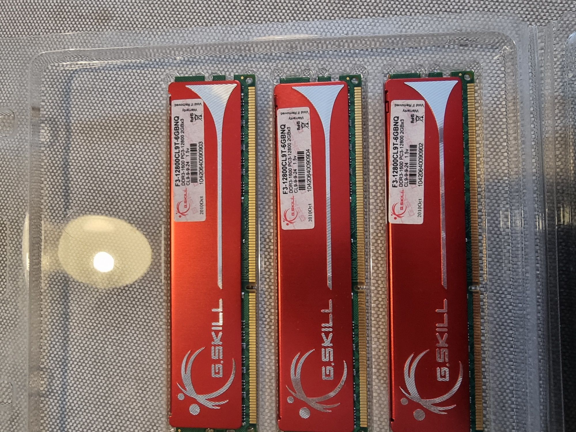 Memoria RAM g skill ddr3 1600 pc3  6gb