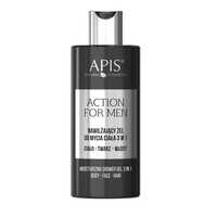 Apis Action For Men Nawilżający Żel Do Mycia Ciała 3W1 300Ml (P1)