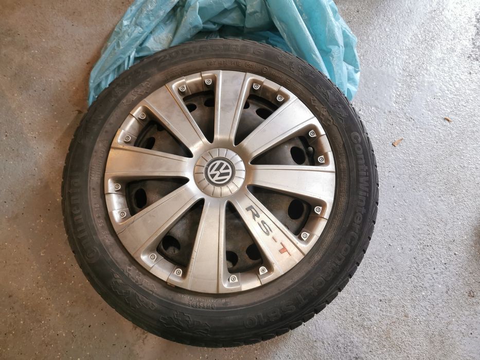 Koła zimowe 205/55/16 5x112 na felgach stalowych - komplet