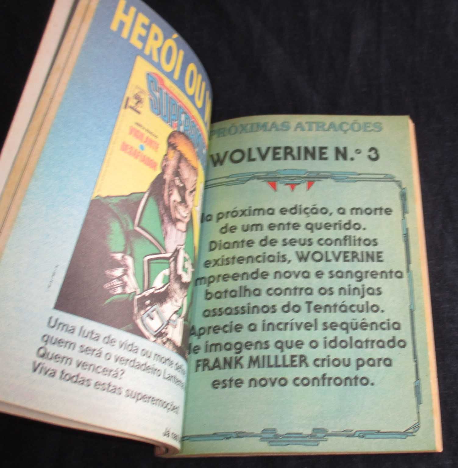 Livro BD Wolverine Edição Encadernada Mini-Série Completa Frank Miller
