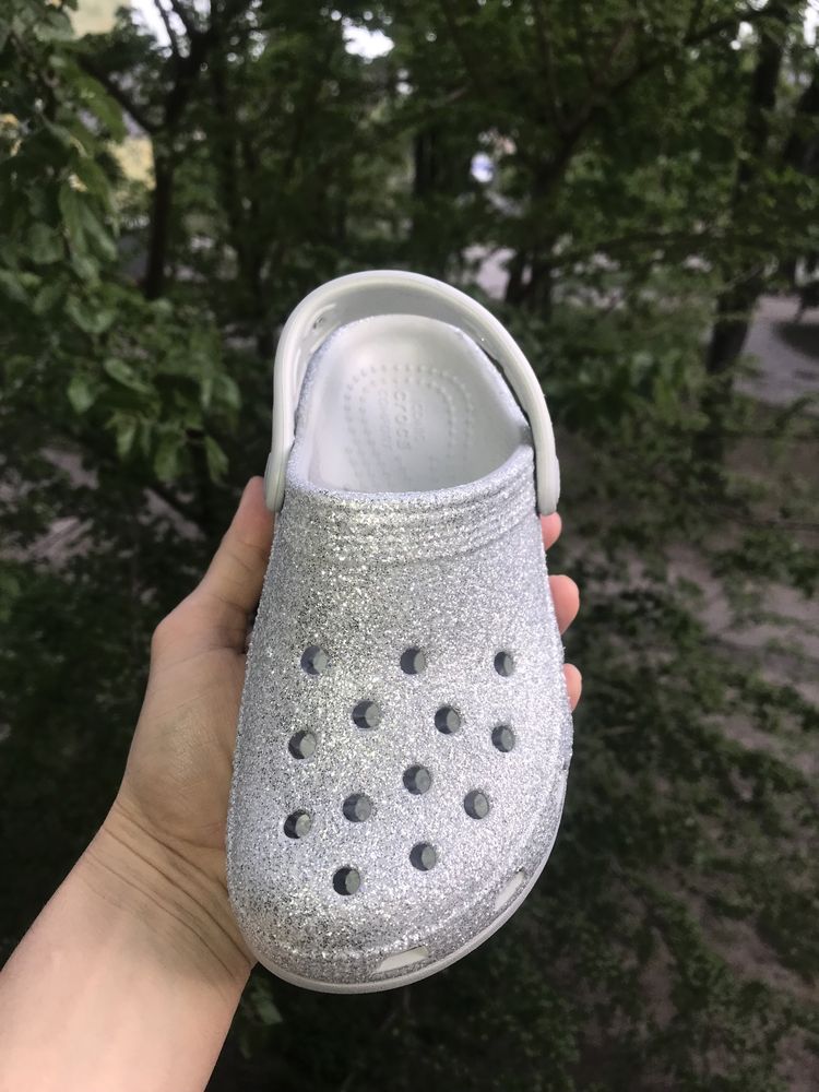 Crocs Cutie Clog крокс блискучі 17,5 см 28 розмір