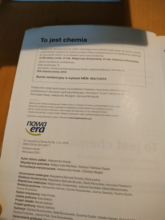 Chemia 1  podręcznik