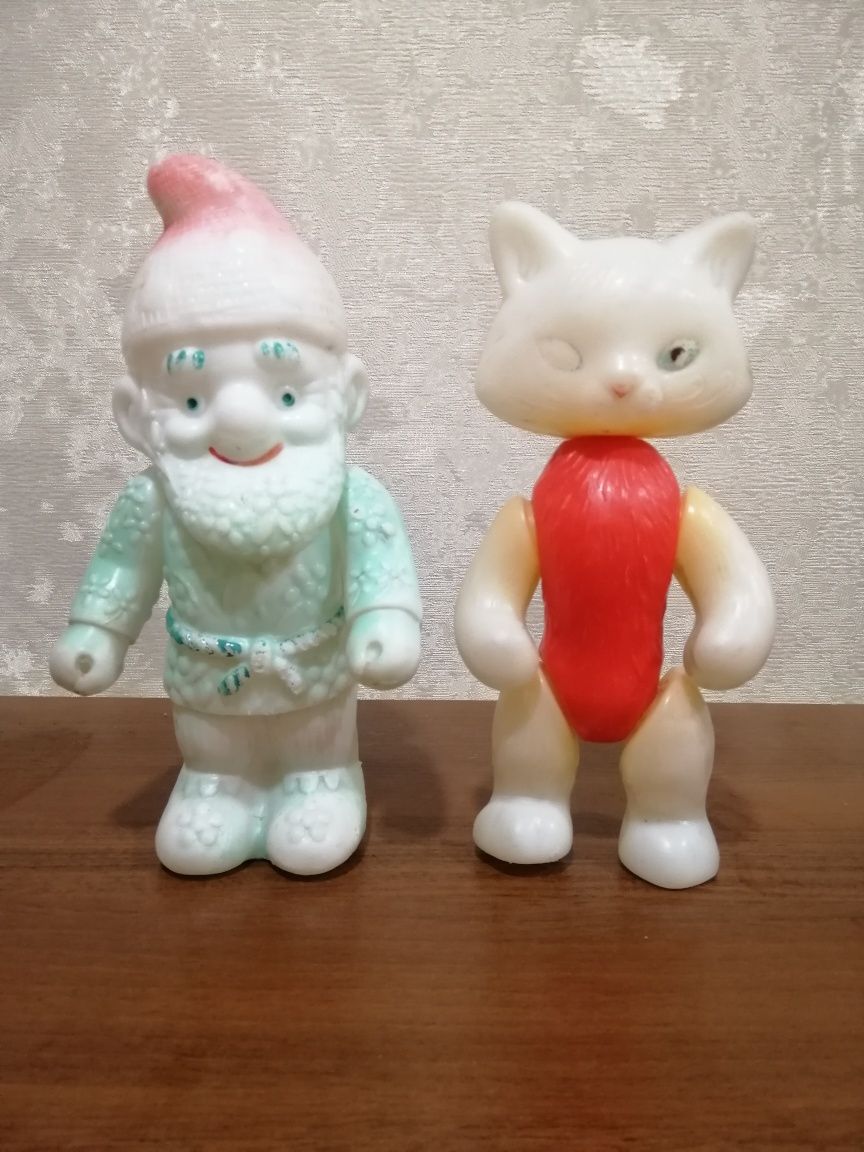 Игрушки пластмассовые СССР.