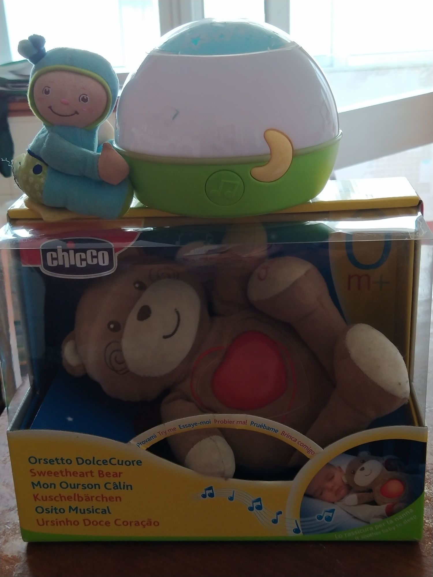 Urso para dormir e Globo mágico