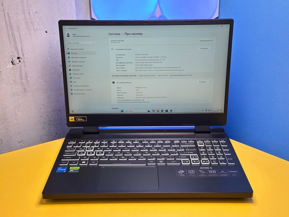 Ноутбук Acer Nitro 5 AN515-58-58KK (145730) Б/У З ГАРАНТІЄЮ