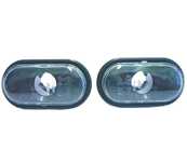 INTERMITENTES LATERAIS VIDRO CLARO PRETO MODELOS RENAULT