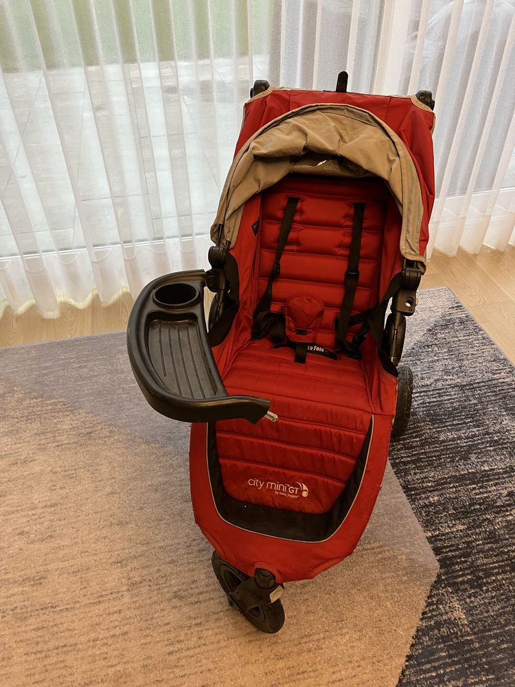 Baby Jogger City Mini GT Czerwony stan bardzo dobry
