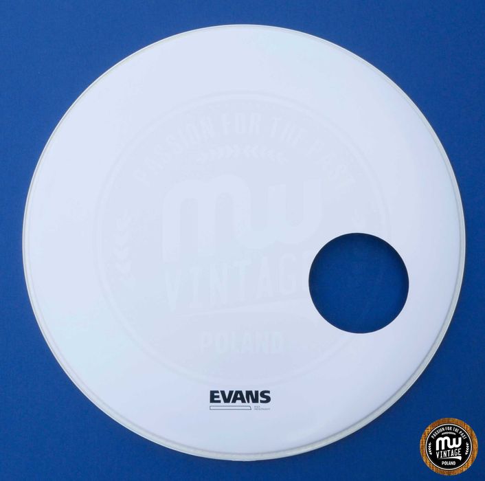 ‼️ Evans - naciąg EQ3 Smooth White Reso 22" z otworem ‼️