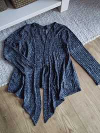 122cm 128cm kardigan - 60% rayon, sweterek dziewczęcy, narzutka