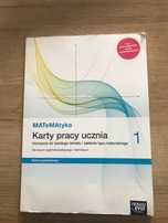 Karty Pracy ucznia MATeMAtyka 1 do liceum i technikum