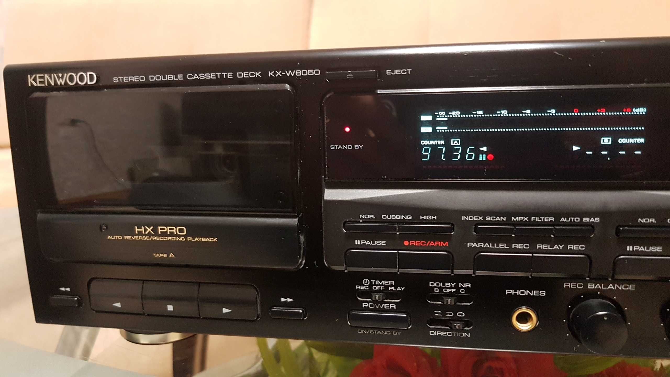 Двухкассетная дека Kenwood KX-W 8050 HX-PRO CCRS made in Japan