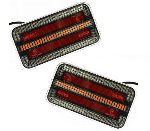 Lampa tylna LED do przyczepki przyczepy LAWETY