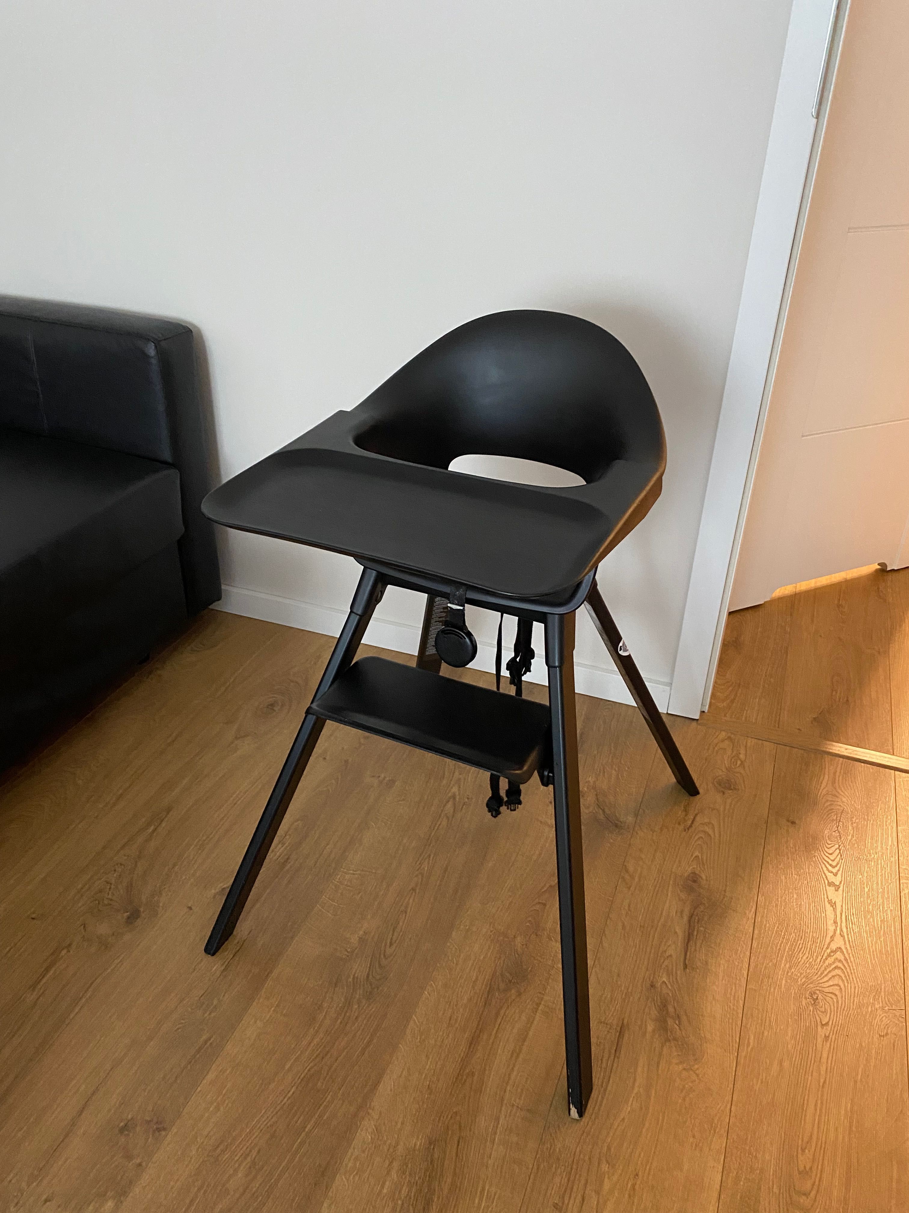 Krzesełko do karmienia stokke clikk czarne