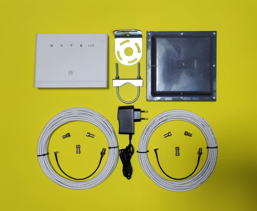 3G 4G LTE інтернет комплект wi-fi Huawei B315 бв антена MIMO кабель ад