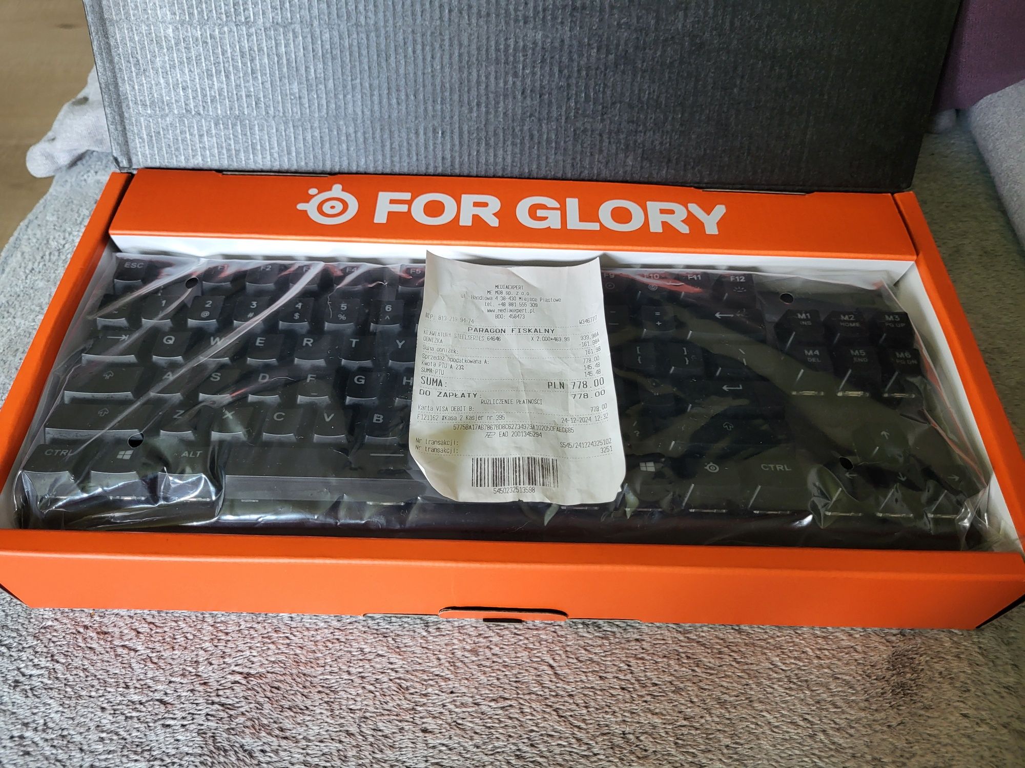 Klawiatura gamingowa STEELSERIES Apex 7 TKL Red switch