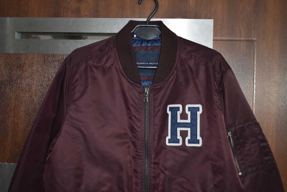 Tommy Hilfiger TH Kurtka Bomberka Bejsbolówka S