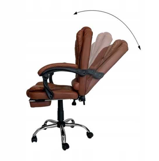 Fotel biurowy ergonomiczny z funkcją masażu - DARMOWA DOSTAWA!