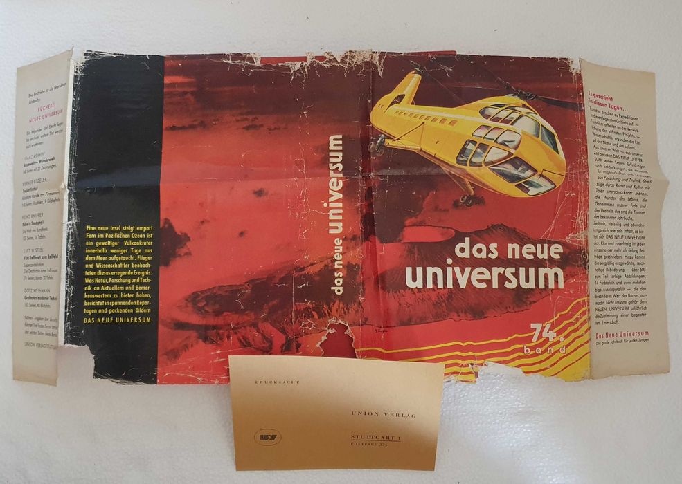 Livro Das Neue Universum 74 - Germany - 1957