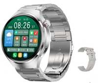 Zegarek Męski Smartwatch Silver-Stal 4 Pro