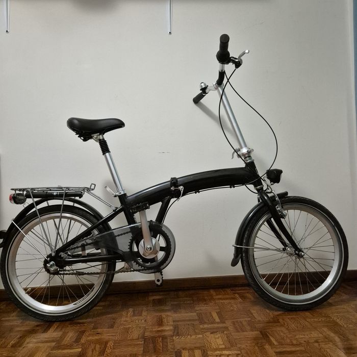 Bicicleta dobrável em alumínio