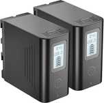 JYJZPB Bateria 2X 8800mAh NP-F970 do Sony NP-F980L F960 F930 F950 F980