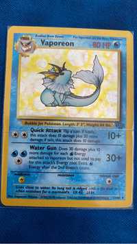 Karta Pokemon Vaporeon Holo Jungle Vintage Oryginalna