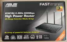 Router WiFi - ASUS RT-N18U (600Mb/s, 2xUSB 3G/4G) VPN, wymienne anteny