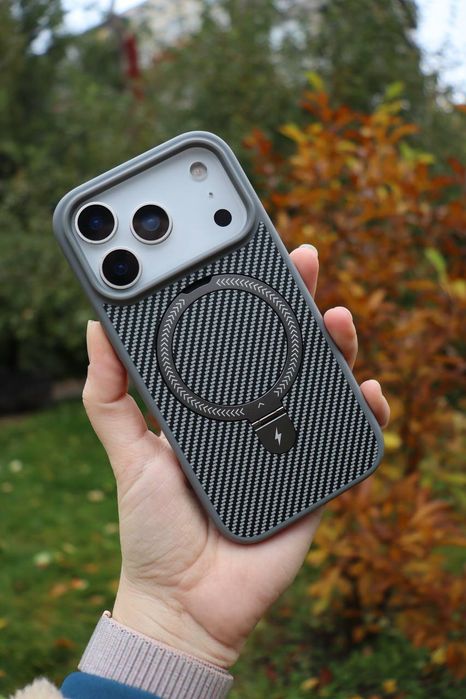 Карбон чохол з magsafe чехол iPhone 17 Pro Max айфон про макс