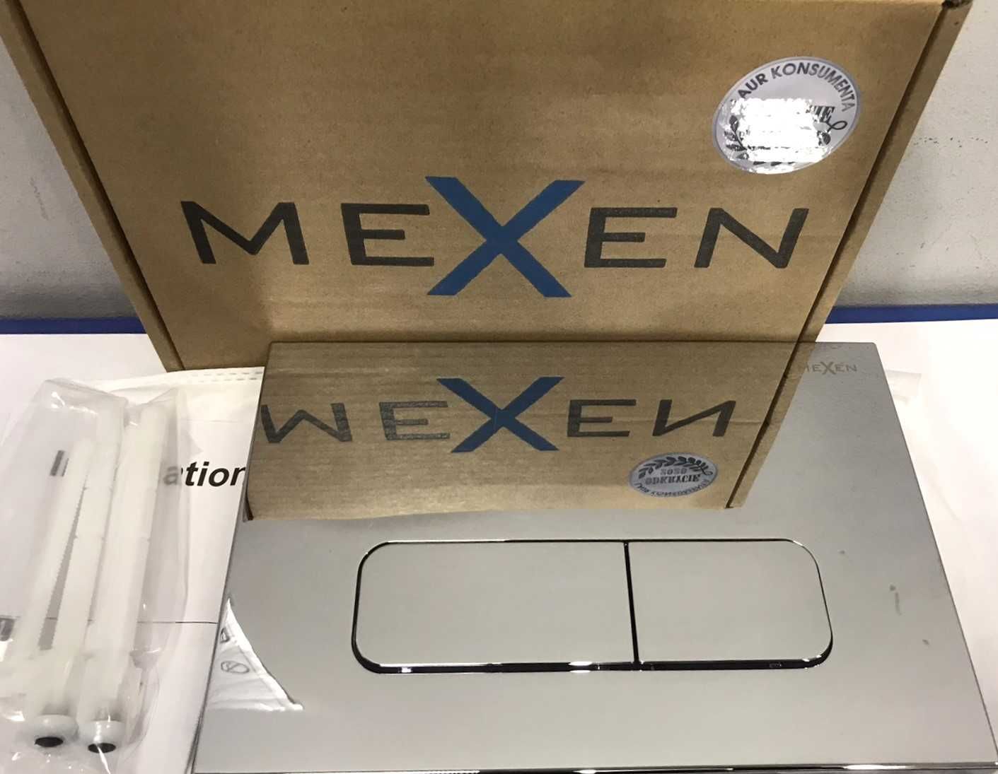 Кнопка смыва для инсталляции MEXEN FENIX 02 CHROME MEX-600201