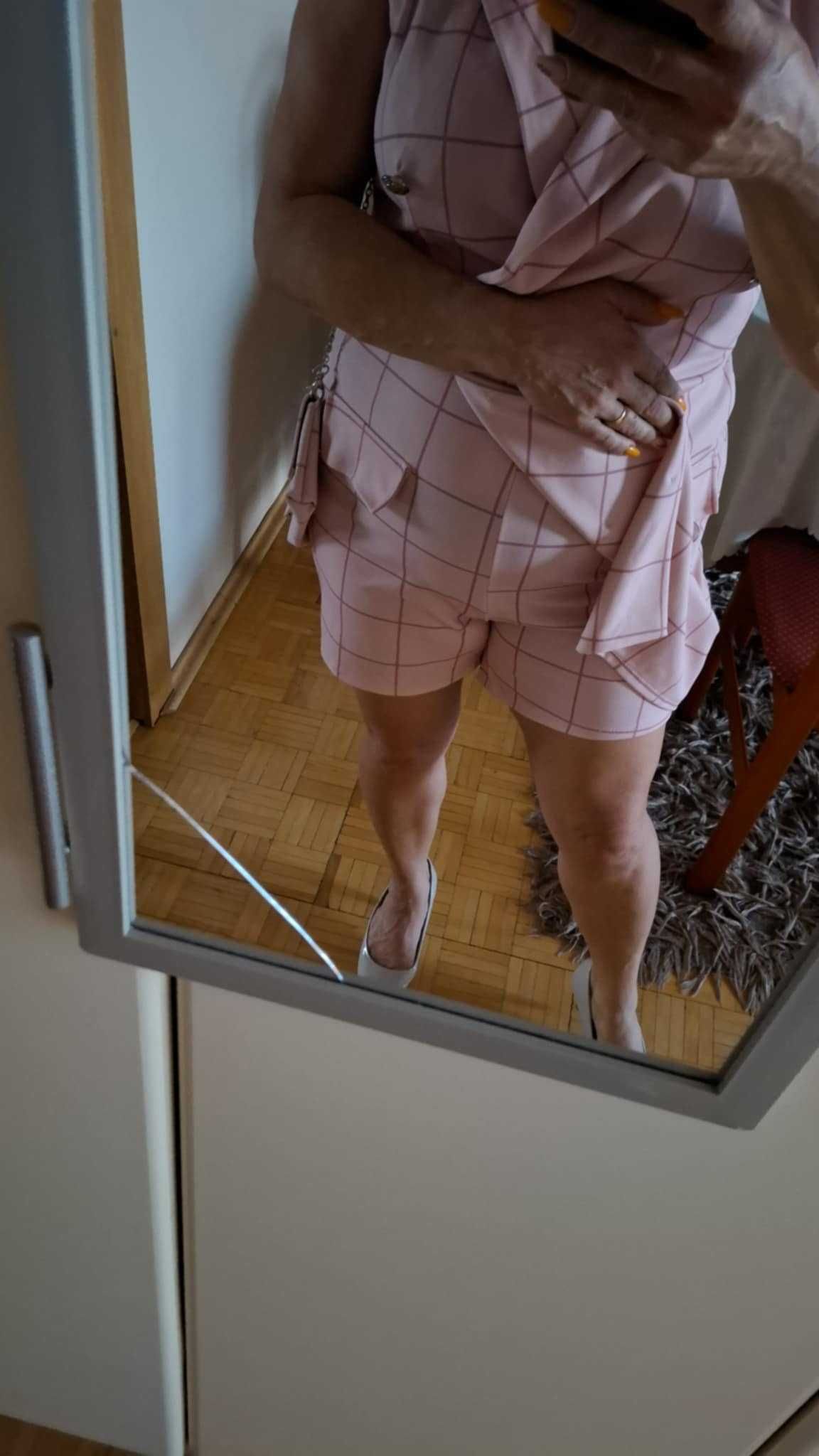 Kombinezon Nowy,żakietowy z torebeczką New Collection roz.38-42
