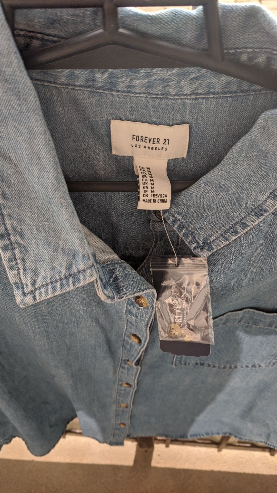 Nowa z metką koszula jeansowa forever 21 M 100% bawełna