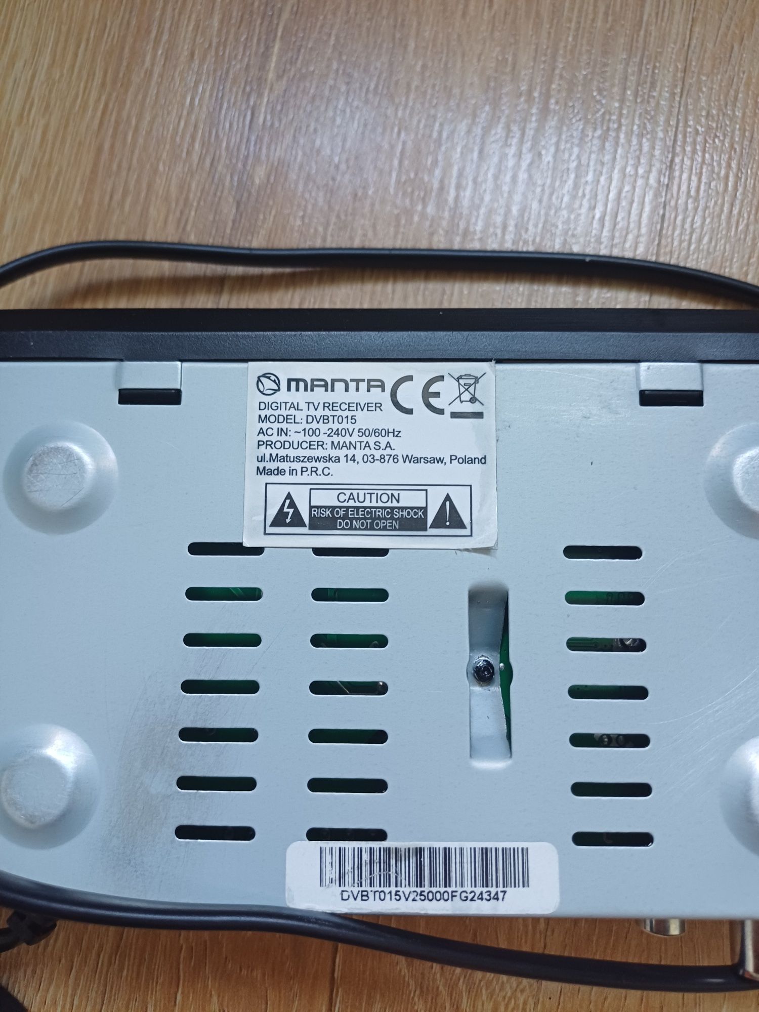Tuner DVB-T2 Manta DVBT015 z pilotem – HDMI / USB / PVR