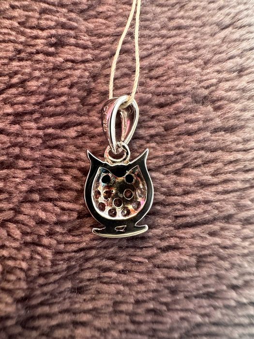 Srebrna zawieszka sowa firmy APART próba 925